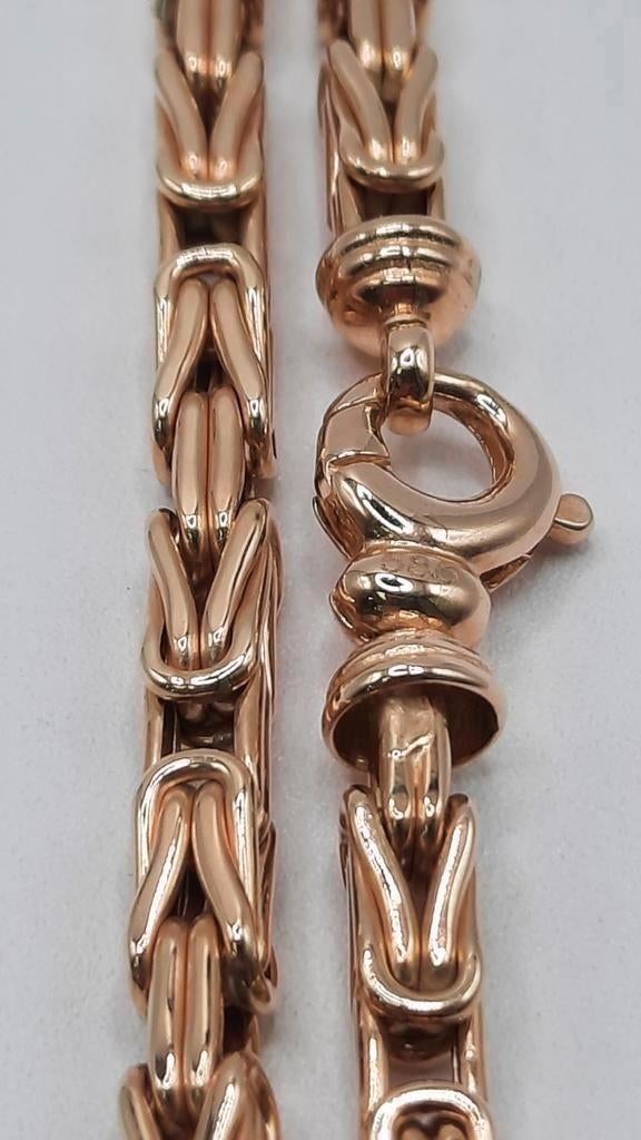 gouden Koningsketting 14kt, Www.bredajuwelier.nl, Nieuw, Ophalen of Verzenden, Www.bredajuwelier.nl