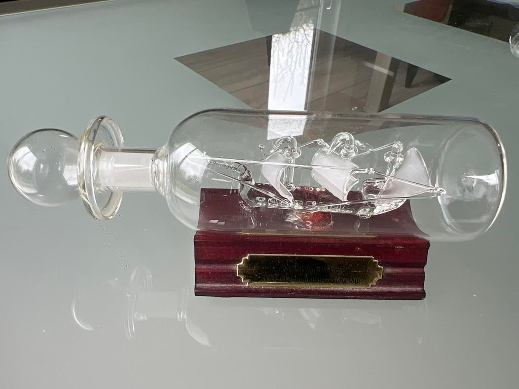 Fles met Scheepsmodel - verschillende groottes en modellen, Ophalen of Verzenden