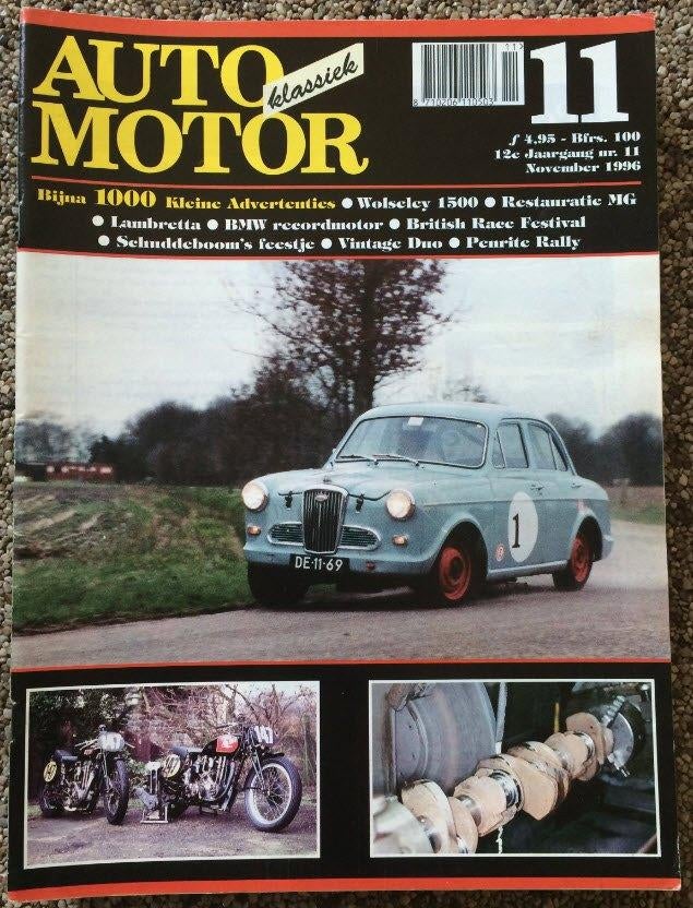 AMK: Wolseley 1500, Lambretta, OK Supreme, AJW, BMW R37, Ophalen of Verzenden, Zo goed als nieuw, Algemeen