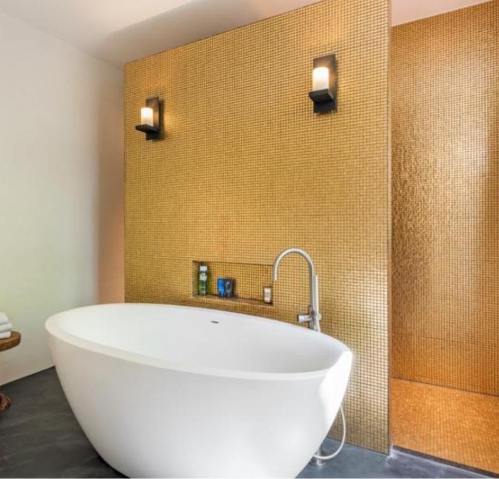 Mozaiek Glas Billionaire Gold 300x300x6mm -23mmx23mm, Verzenden, Nieuw, Minder dan 20 cm, Minder dan 20 cm