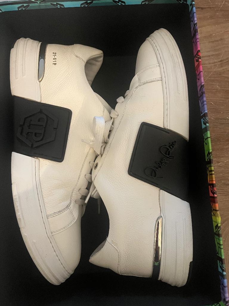 Philipp plein schoenen maat 45, Ophalen, Wit, Zo goed als nieuw, Philipp Plein