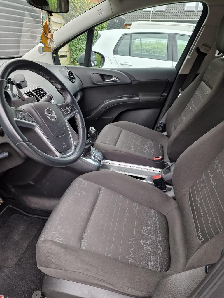 Opel Meriva Turbo 2010 Grijs, Auto's, Voorwielaandrijving, Stof, 4 cilinders, Handgeschakeld