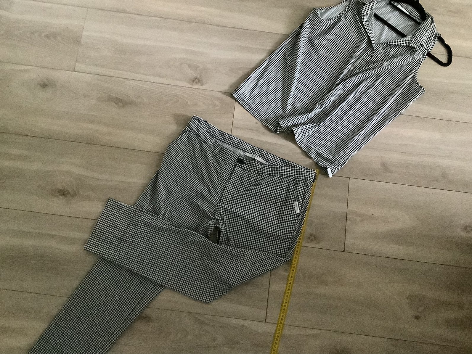 Penn&ink travelstof set net  jumpsuit broek en top maat 44, Zwart, Maat 42/44 (L), Ophalen of Verzenden, Zo goed als nieuw