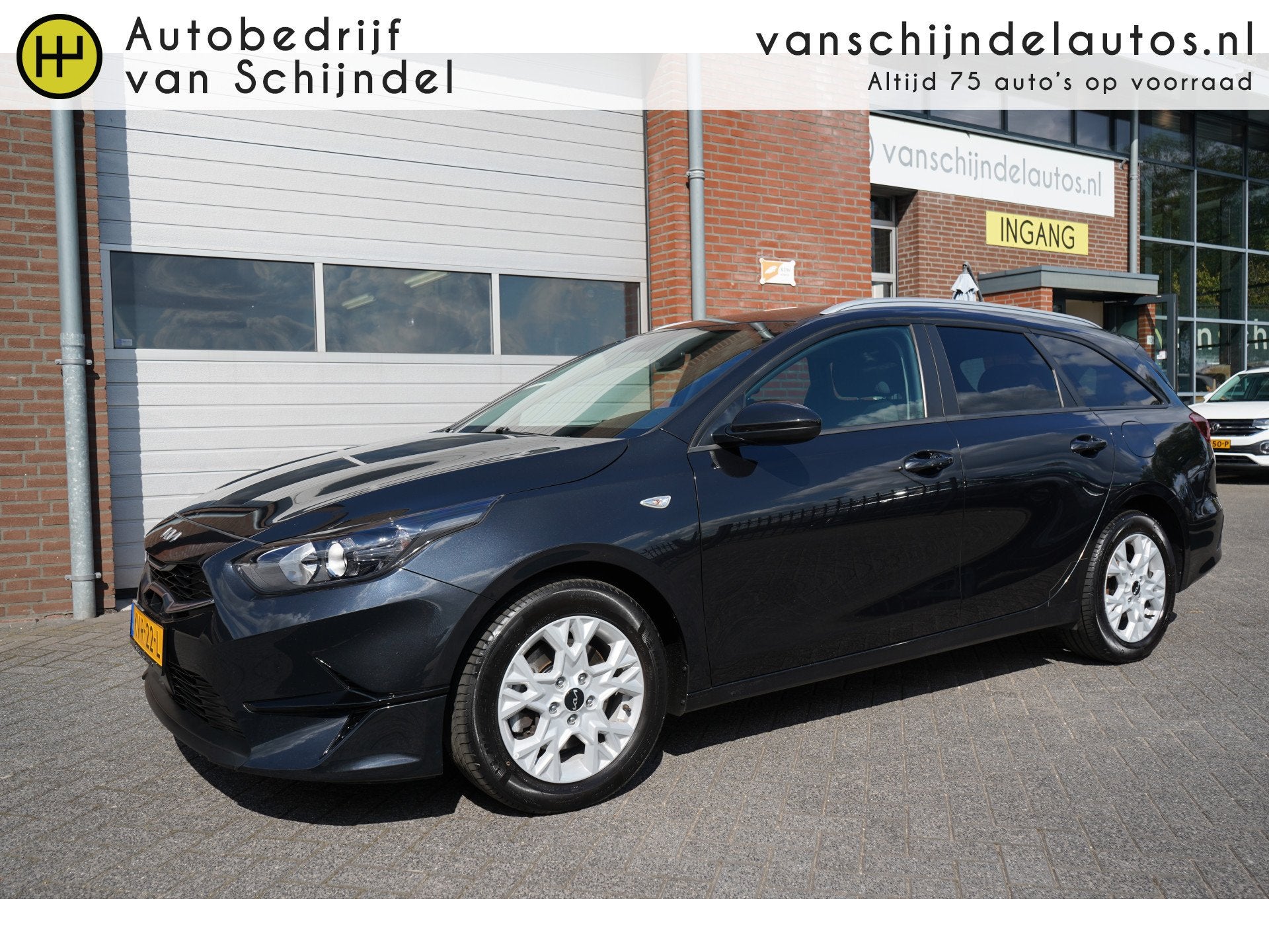 Kia Ceed Sportswagon 1.0 T-GDI DYNAMICLINE VOLLEDIG DEALER O, Voorwielaandrijving, Dealer onderhouden, Gebruikt, Zwart
