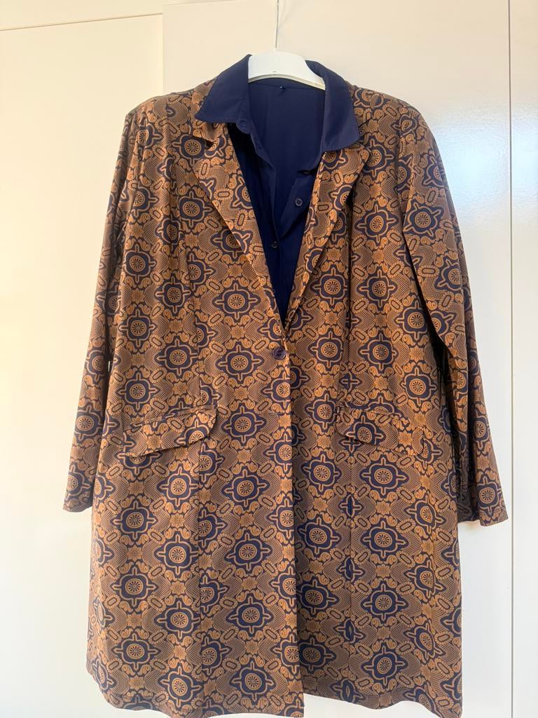 Plus Basics compleet pak, Ophalen of Verzenden, Zo goed als nieuw, Maat 46/48 (XL) of groter, Blauw