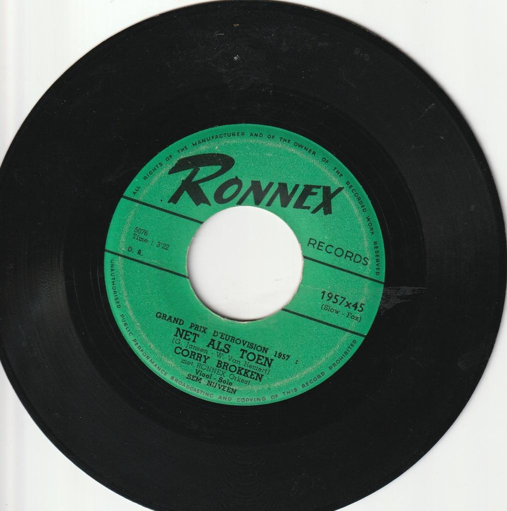 Corry Brokken- Net Als Toen - Winnaar songfestival 1957, Ophalen, Gebruikt, Nederlandstalig