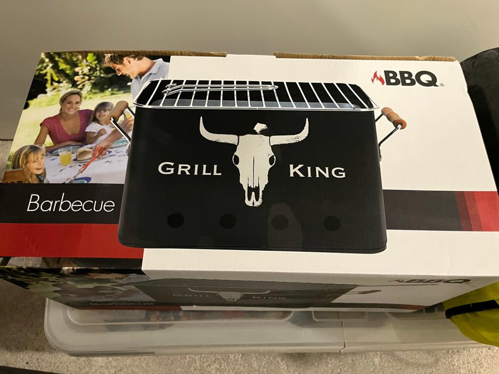 Nieuwe Grill King mini BBQ houtskool, Ophalen, Nieuw