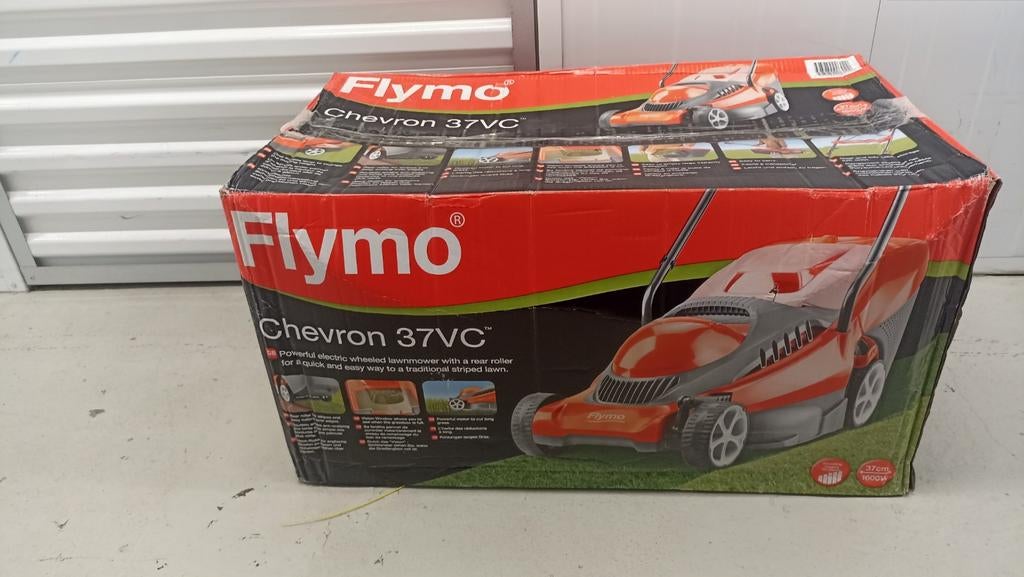 Flymo Chevron 37VC, Ophalen, Elektrische grasmaaier, 30 t/m 39 cm, Zweefmaaier