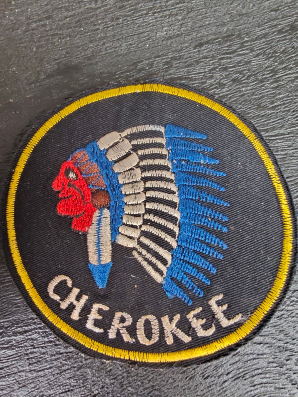 Patch - US 506th / 101st Airborne - CHEROKEE - CURAHEE - Vie, Ophalen of Verzenden, Landmacht, Amerika, Embleem of Badge