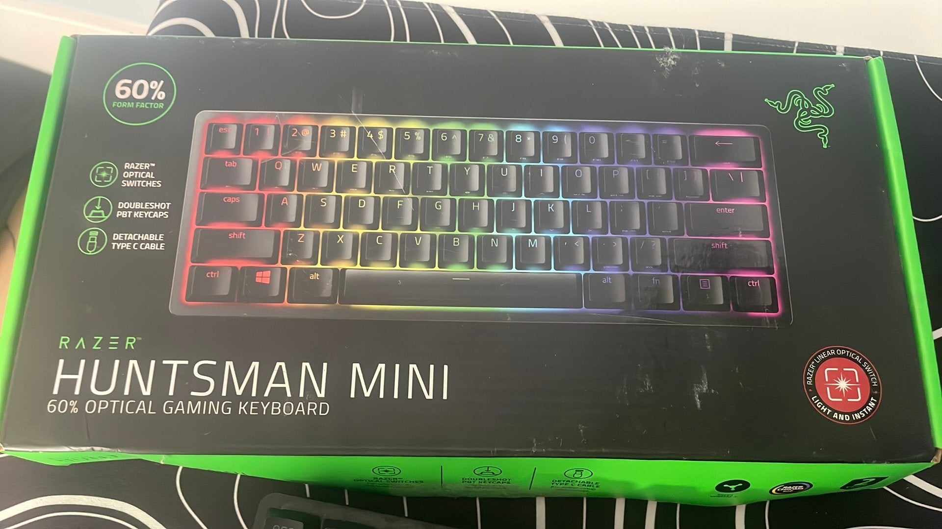 razer huntsmanmini, Computers en Software, Toetsenborden, Ophalen of Verzenden, Zo goed als nieuw