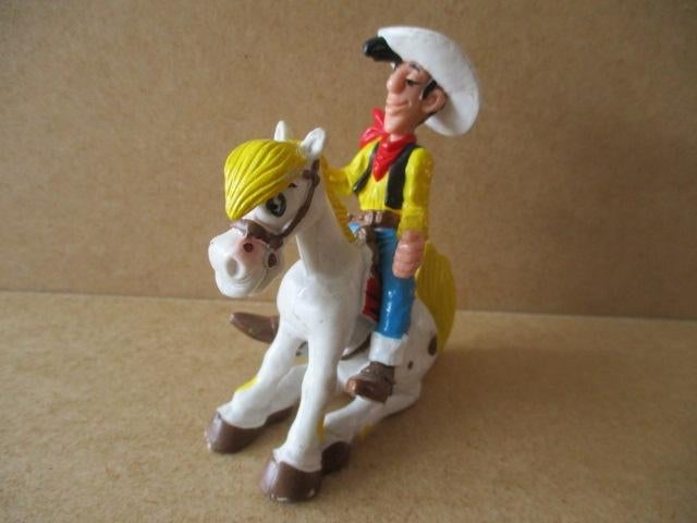adv10765 lucky luke poppetje 2, Ophalen, Overige figuren, Gebruikt, Beeldje of Figuurtje