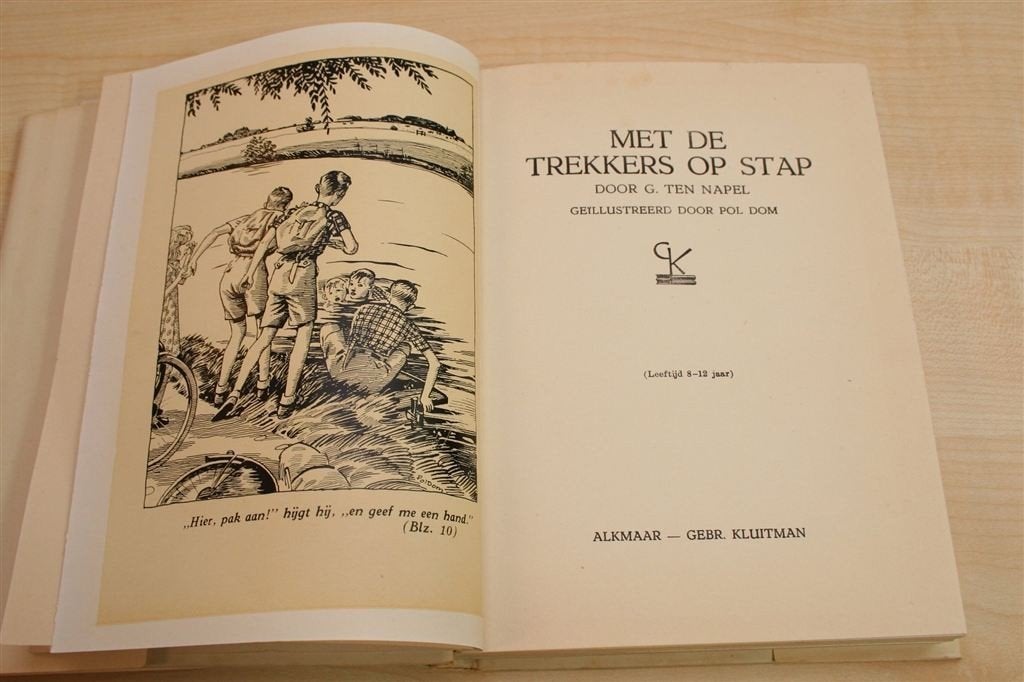 Met de Trekkers op Stap [1940] — Fietsvakantie Jeugd, Ophalen of Verzenden, Gelezen