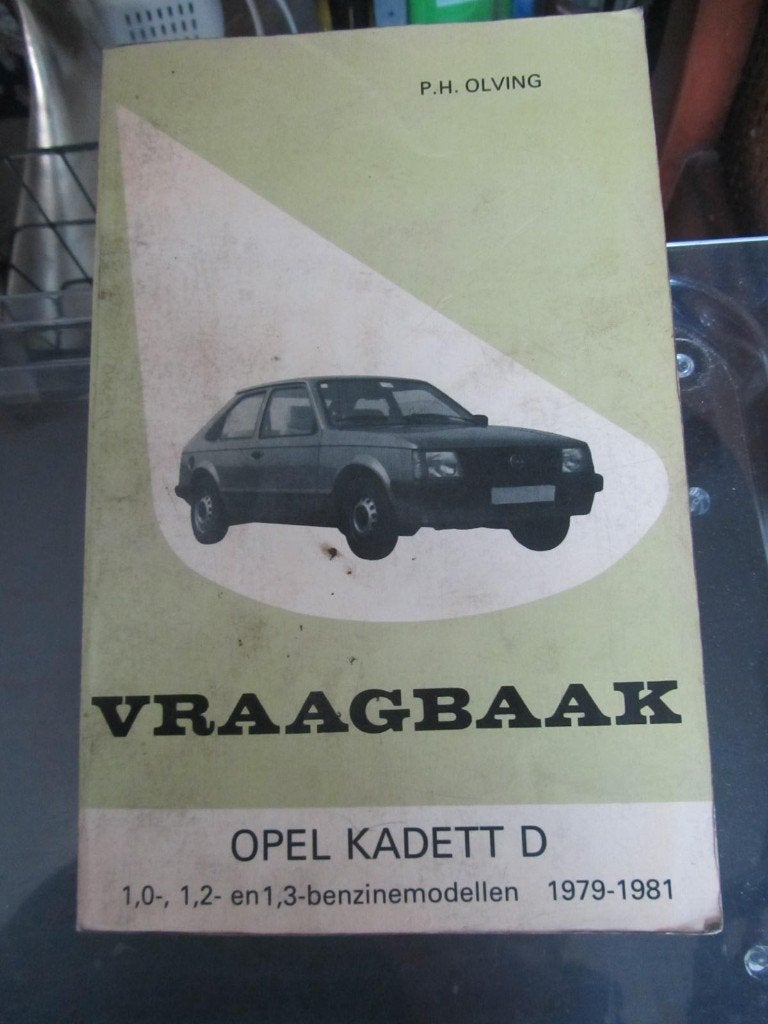 vraagbaak    OPEL KADETT D   1979-1981, Ophalen of Verzenden