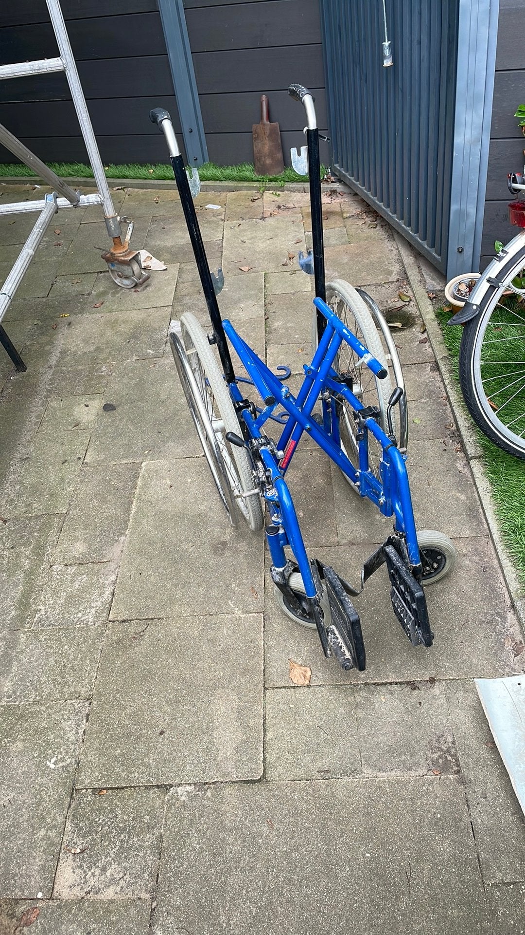 Rolstoel opvouwbaar, Ophalen, Inklapbaar, Zo goed als nieuw, Duwrolstoel