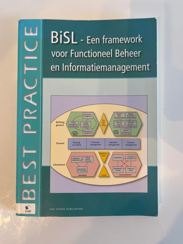 BiSL - Functioneel Beheer en Informatiemanagement, Boeken, Ophalen of Verzenden, Zo goed als nieuw, Management
