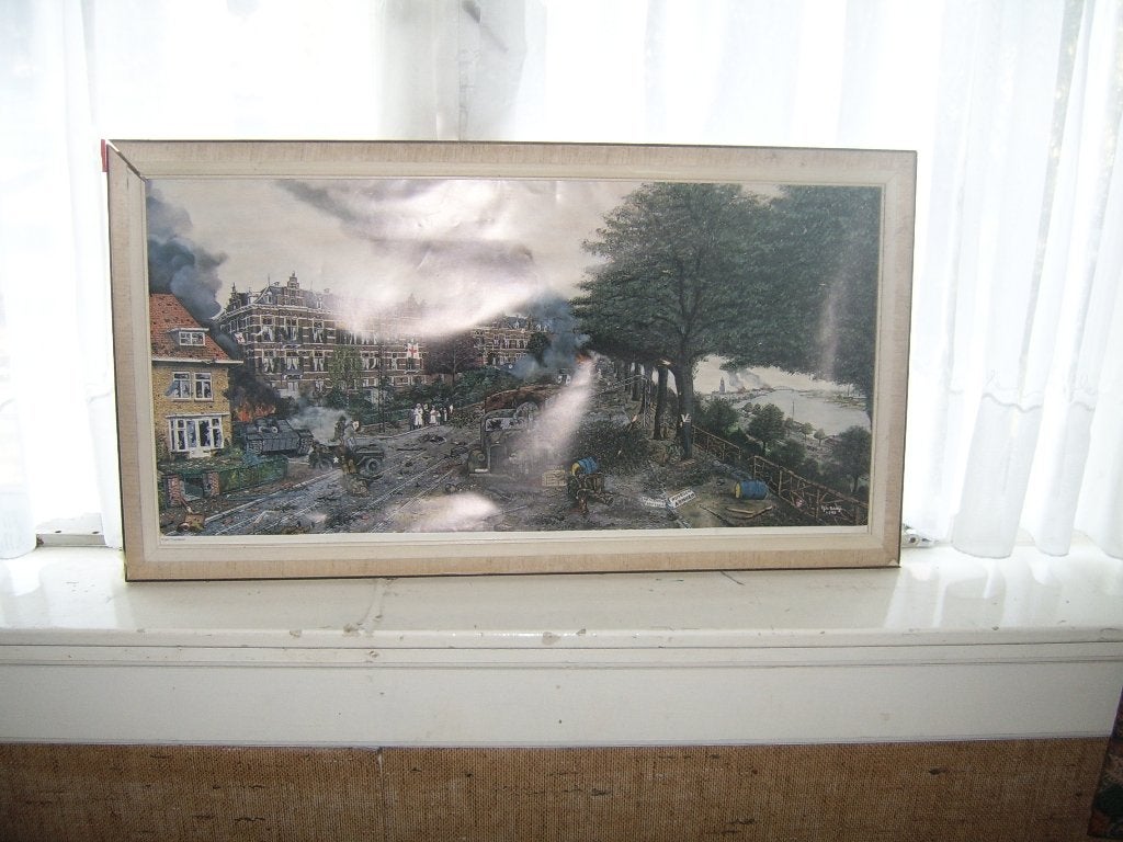 schilderij, Antiek en Kunst, Kunst | Schilderijen | Klassiek, Ophalen, Overige stijlen, Doek, Print