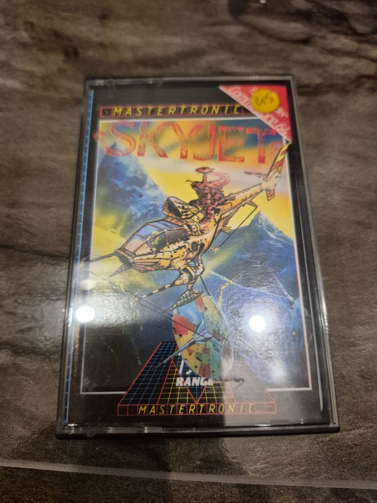 Commodore 64 C64 Spel: Skyjet (Mastertronic), 1 speler, Ophalen of Verzenden, Gebruikt, Racen en Vliegen