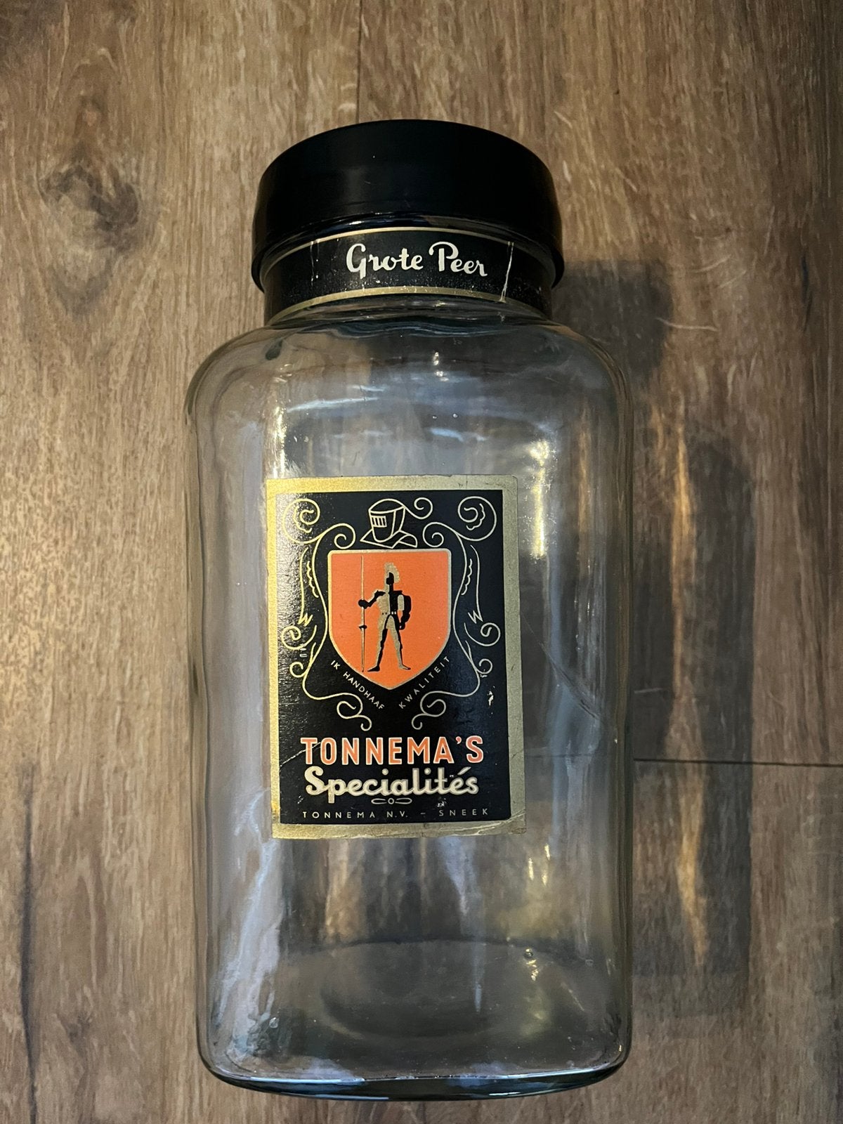 Vintage voorraadpot Tonnema uit sneek, Ophalen