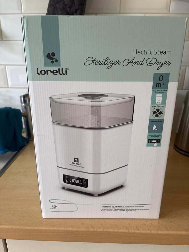 Lorelli Stoom Sterilisator en Droger - Nieuw in verpakking, Ophalen of Verzenden, Nieuw