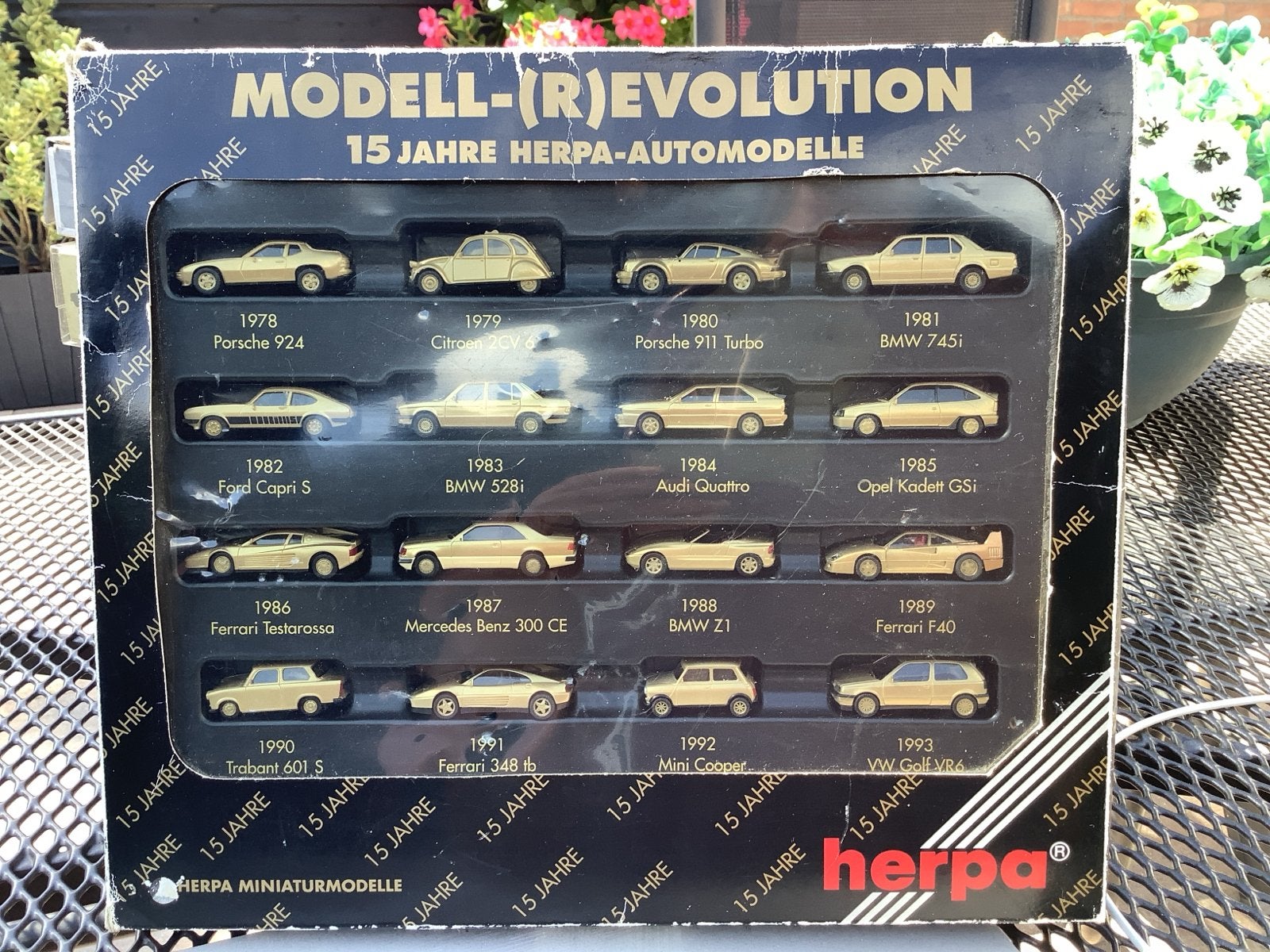 Herpa 15 Jaar Automodel Collectie - Modell-(R)Evolution, Overige merken, 1:50 of kleiner, Auto, Ophalen of Verzenden