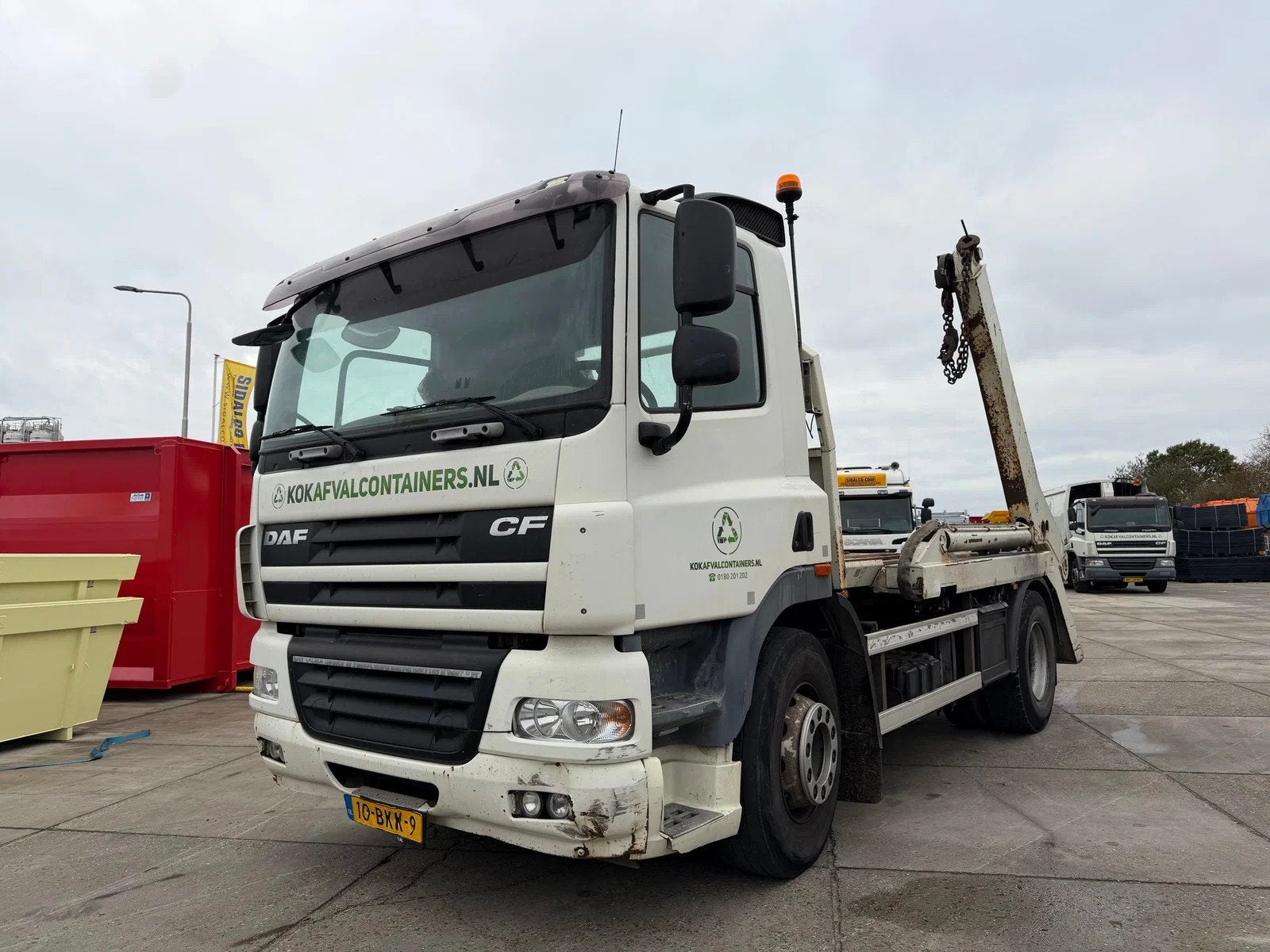DAF CF 85.360 AE85XF (bj 2007), Auto's, Euro 5, Achterwielaandrijving, Wit, Bedrijf