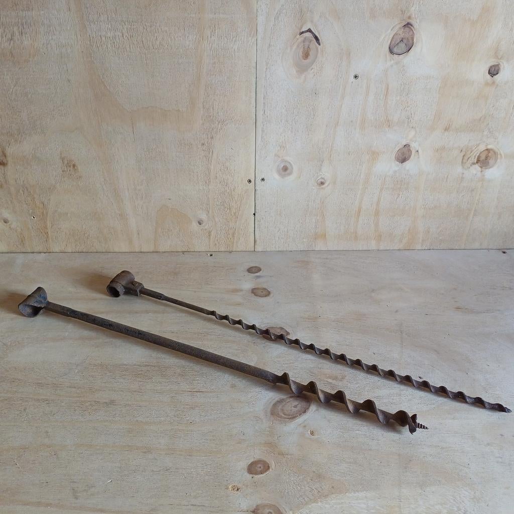 Antieke handboren - set van 2, Ophalen of Verzenden