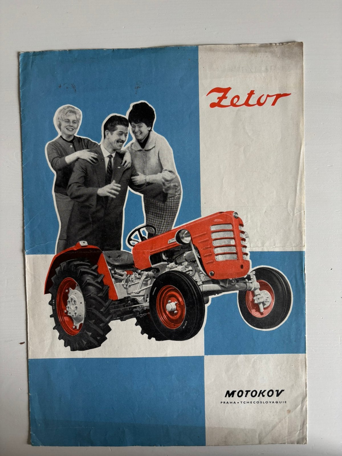 Zetor folder, Ophalen of Verzenden, Zo goed als nieuw
