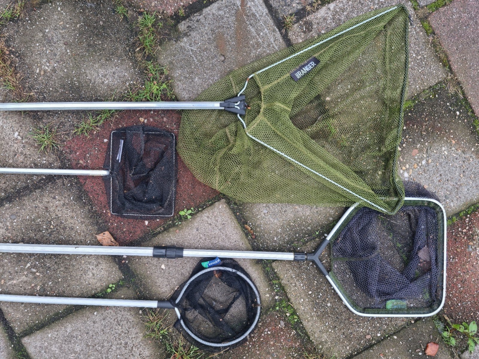 4 vijvernetten schepnetten visnetten div. merken

Te koop:, Ophalen, Zo goed als nieuw, Net of Fuik
