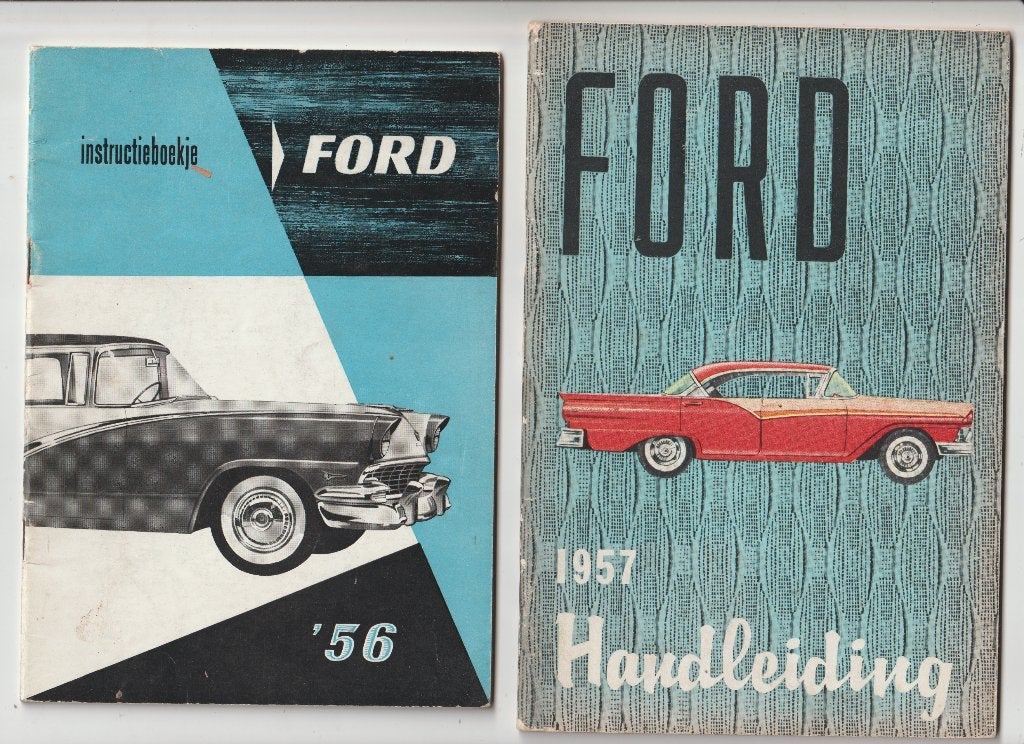 FORD NEDERLANDS Handleidingen 1956-1957, Ophalen of Verzenden