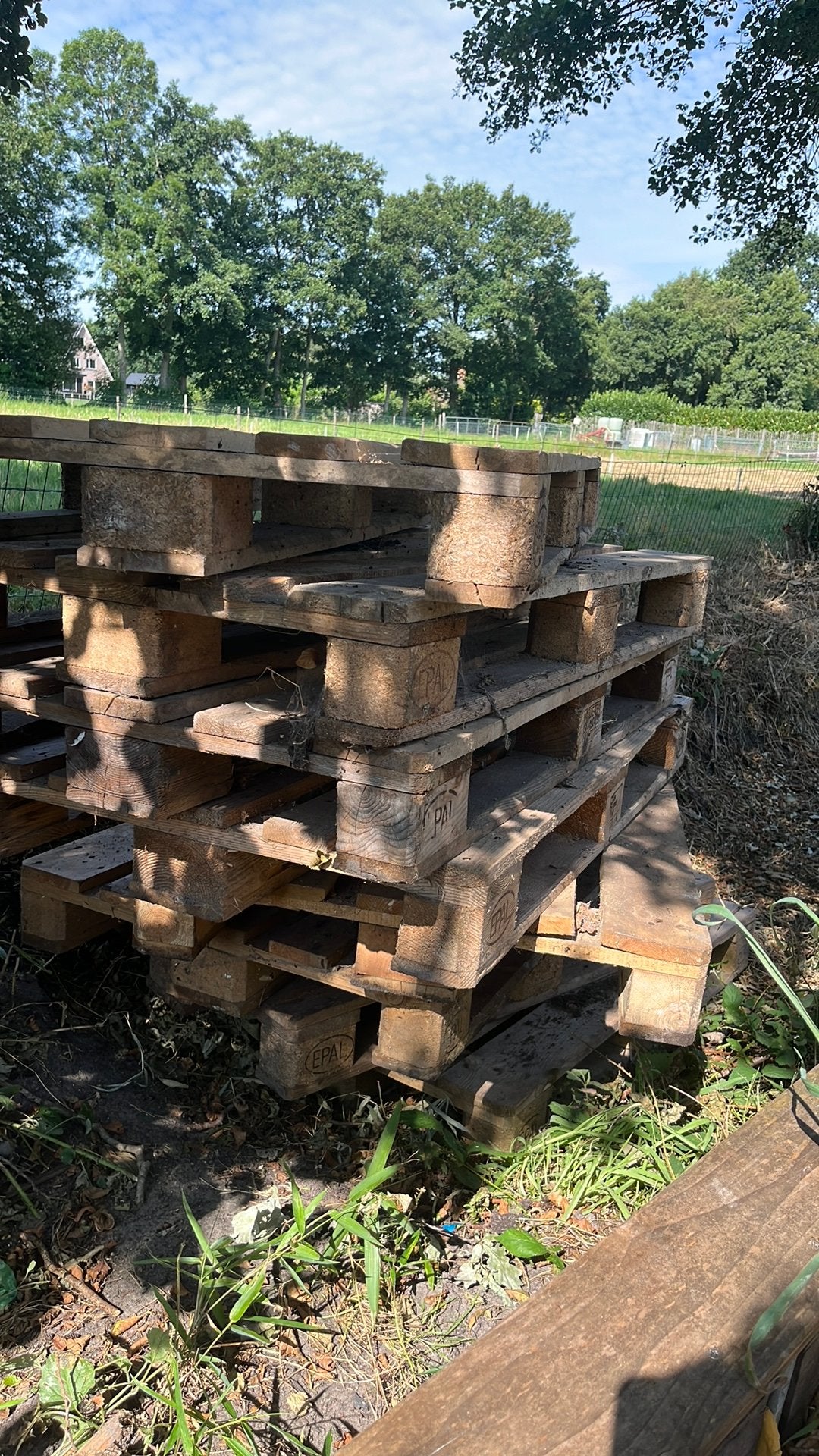 Europallets 8 stuks, Tuin en Terras, Minder dan 3 m³, Ophalen