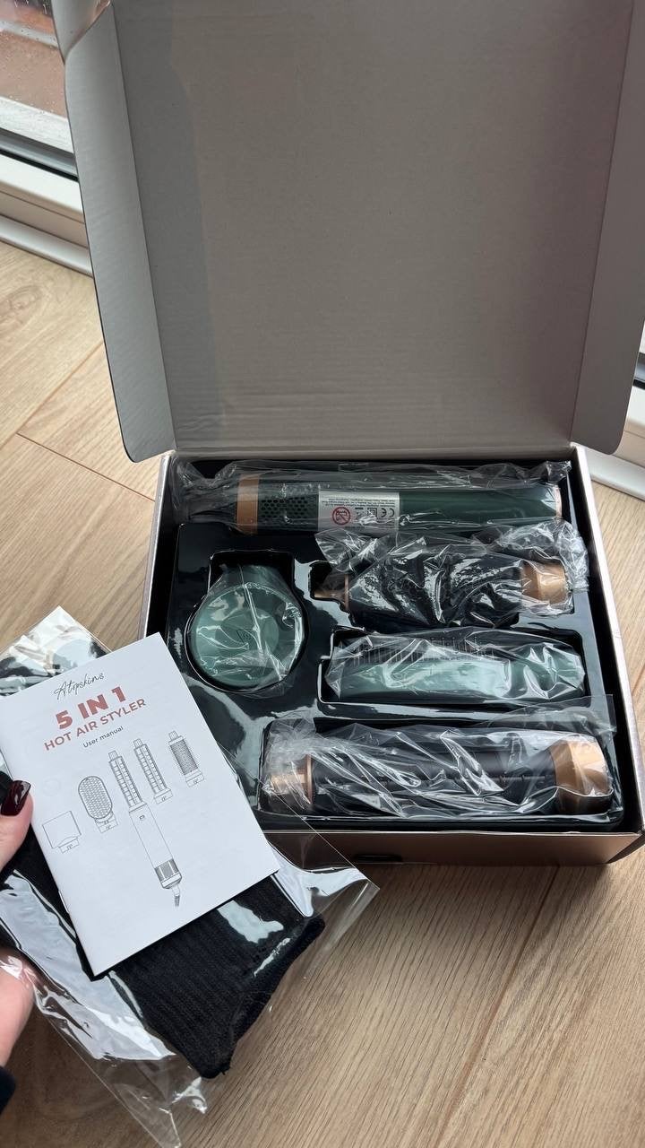 Atipskins 5-in-1 Hot Air Styler - Nieuw, enkel geopend, Ophalen of Verzenden, Nieuw, Haarverzorging