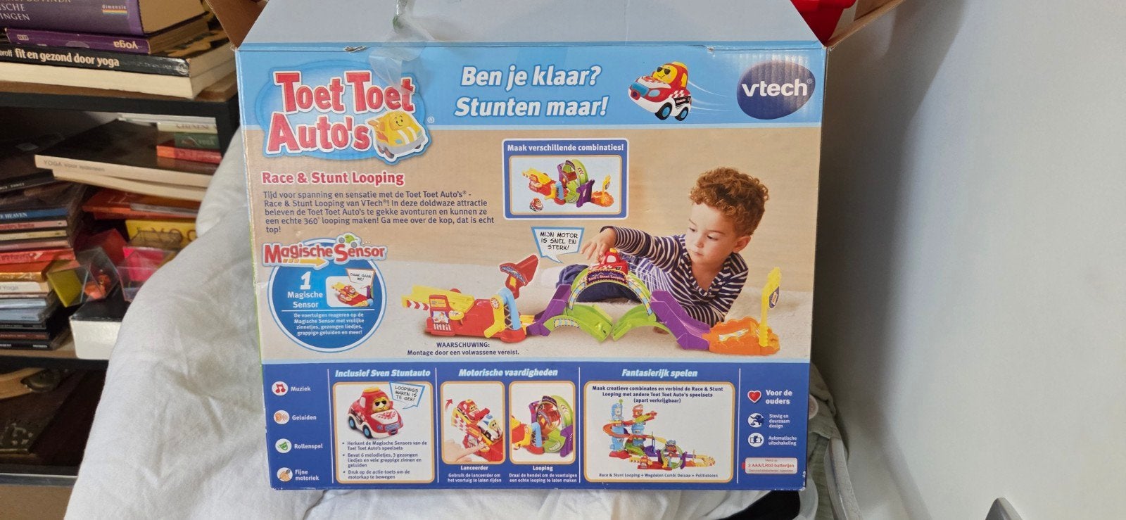 VTech Toet Toet Auto's Race & Stunt Looping, Ophalen of Verzenden, Zo goed als nieuw, 6 maanden tot 2 jaar