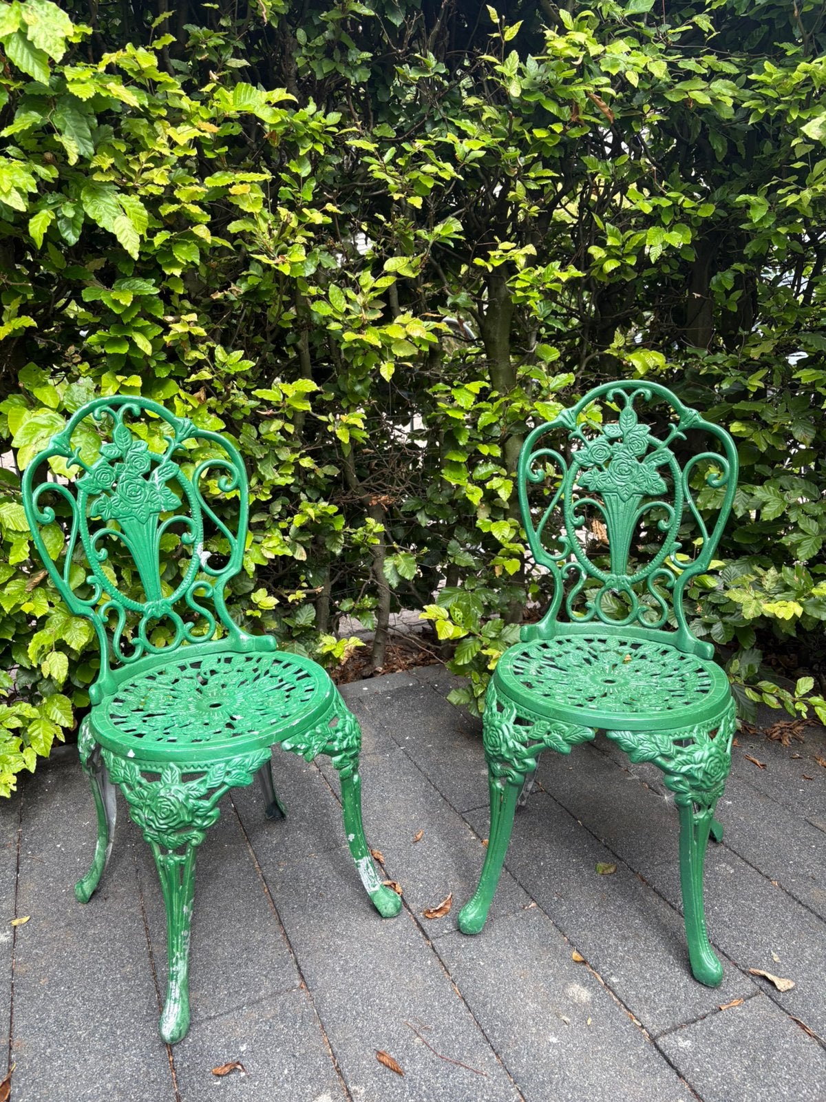 Bistro stoelen Victoriaanse stijl, Ophalen, Gebruikt, Aluminium, Stapelbaar
