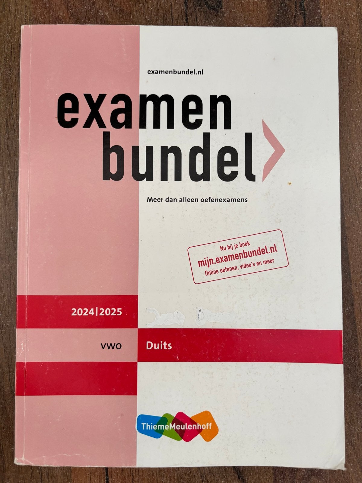 Examenbundel VWO Duits 2024/2025 - Met aantekeningen, Ophalen of Verzenden, Gelezen, Overige niveaus