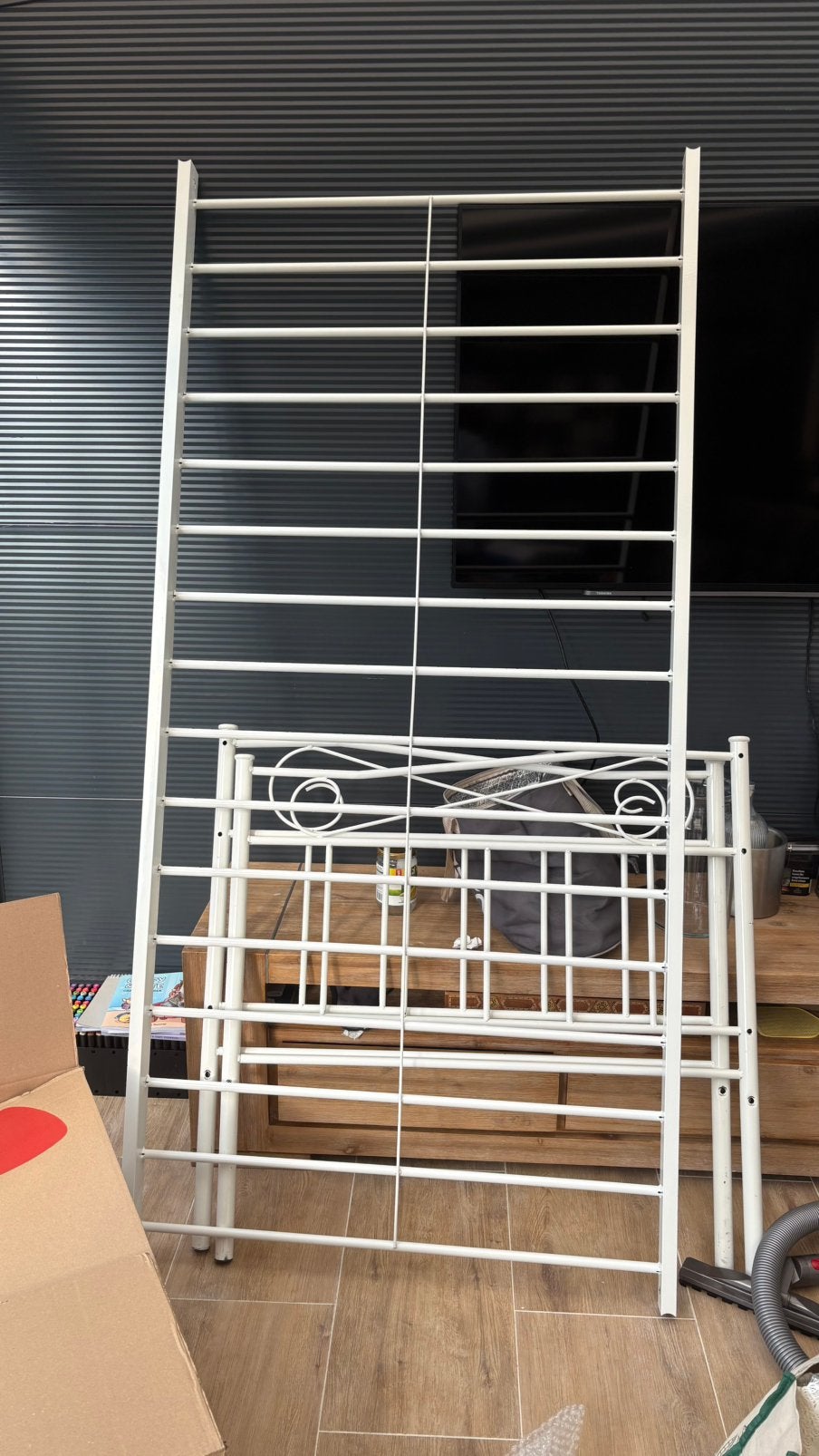 Bed 90/200, Ophalen, Gebruikt, 90 cm, Eenpersoons