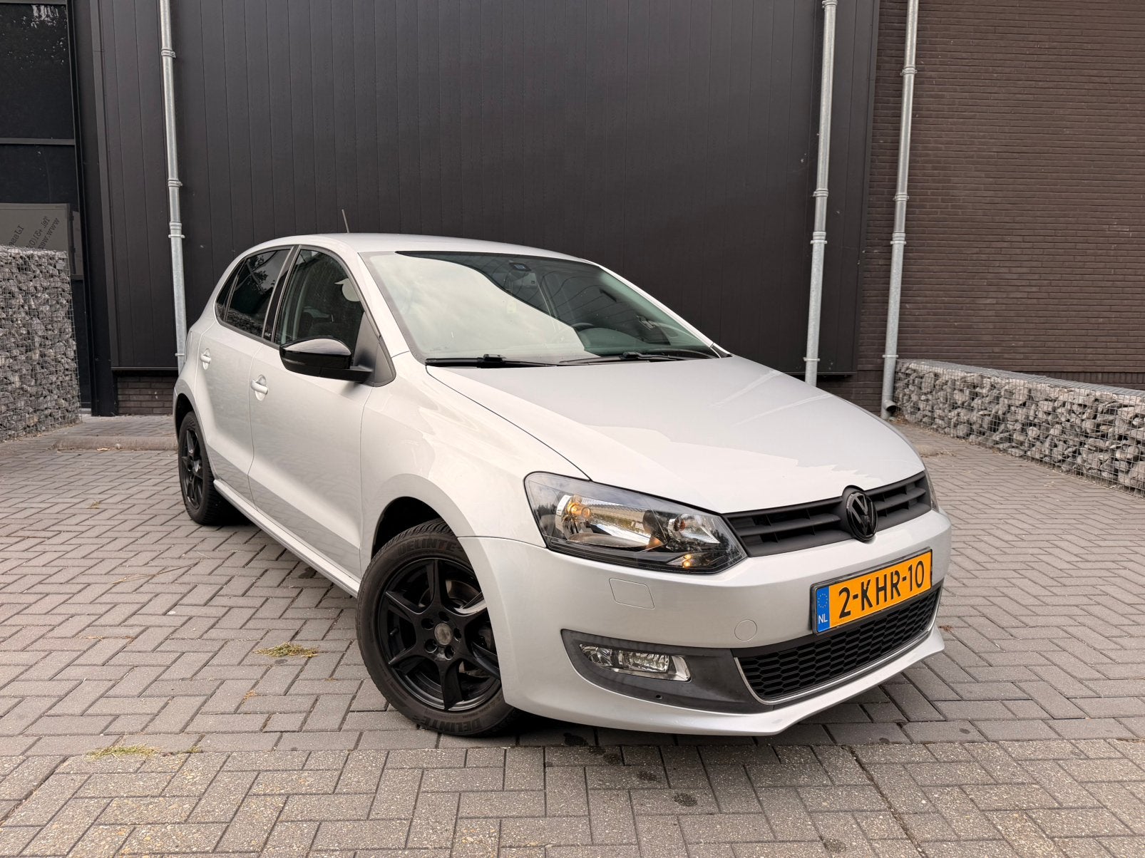 Volkswagen Polo 1.4 2012 Grijs DSG 5DRS Airco Cruise Stoelvw, Auto's, Stof, 40 €/maand, Zwart, 4 cilinders