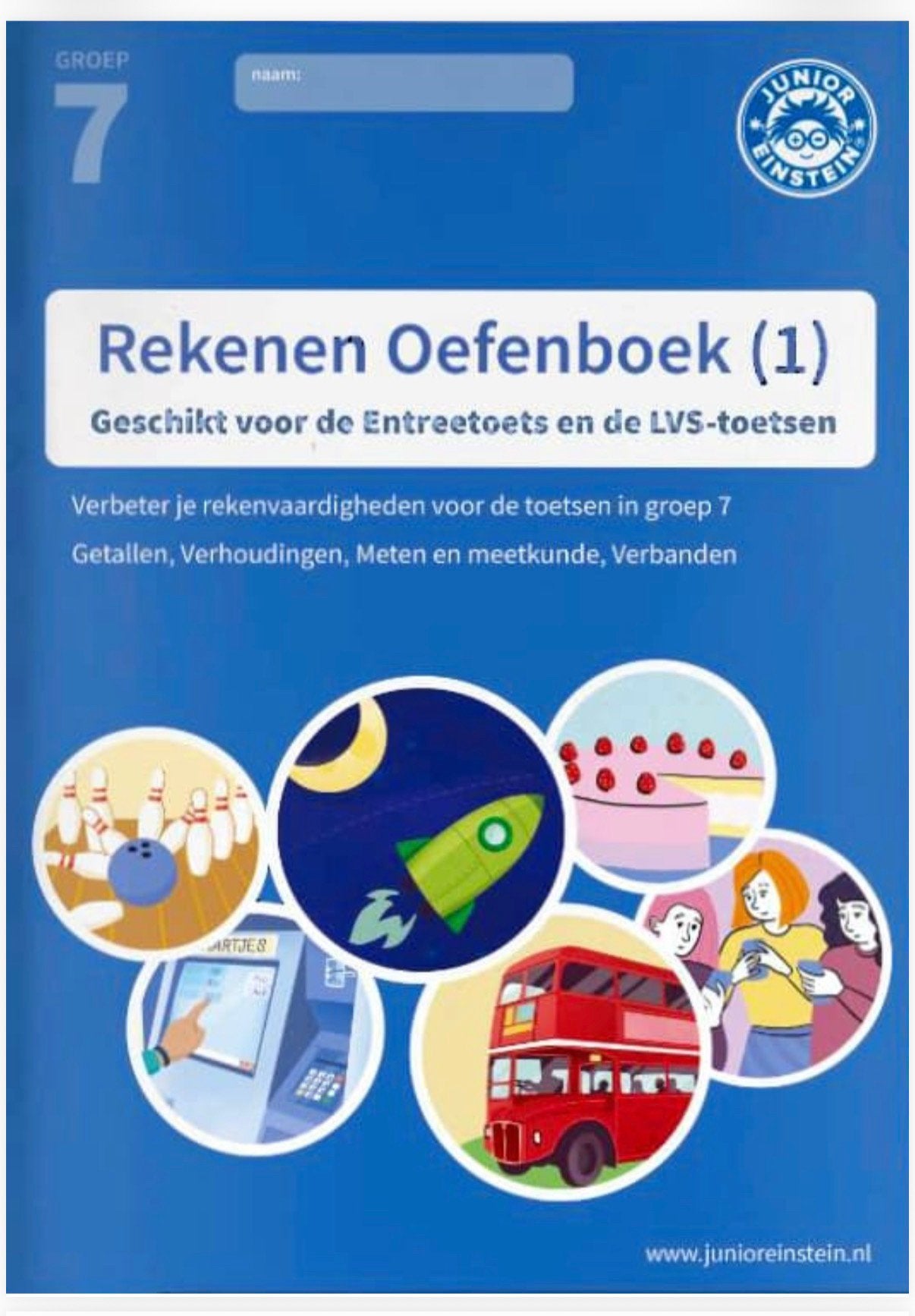 Junior Einstein Rekenen Oefenboek (1) – Groep 7, Ophalen, Zo goed als nieuw