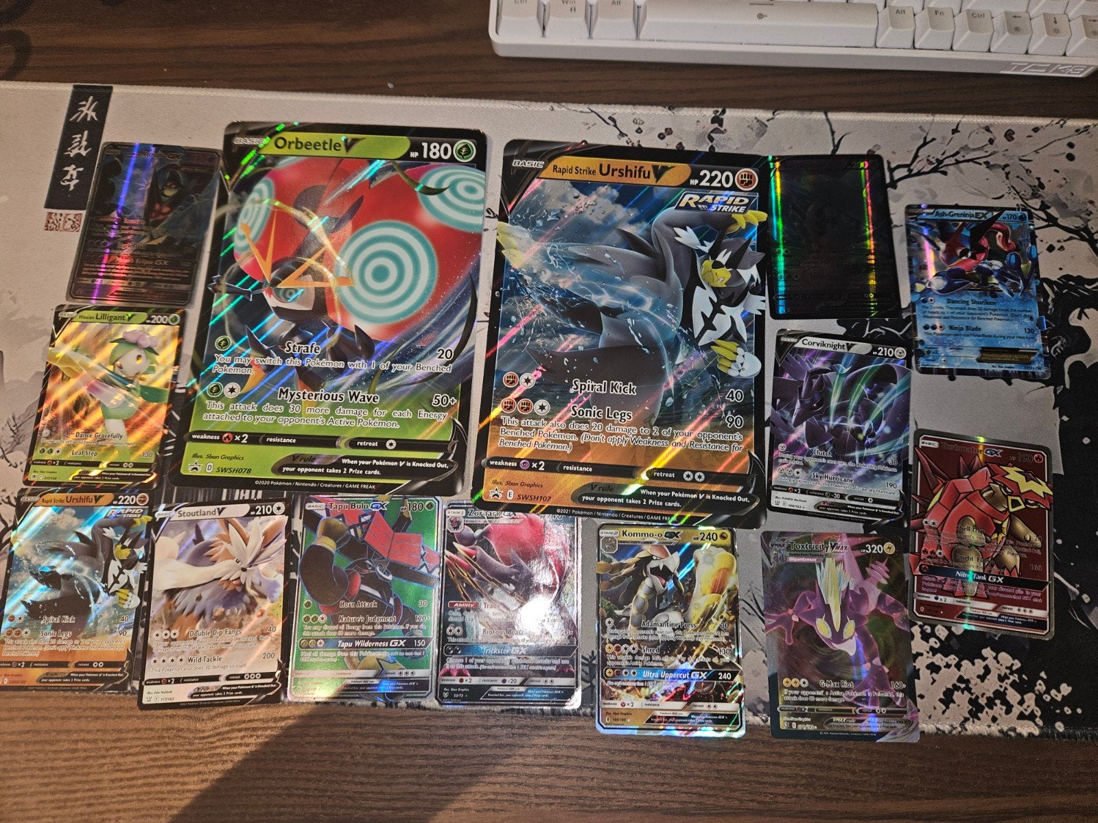 Pokémon kaarten V, VMAX, GX, EX - Diverse zeldzame kaarten, Ophalen of Verzenden, Gebruikt, Meerdere kaarten