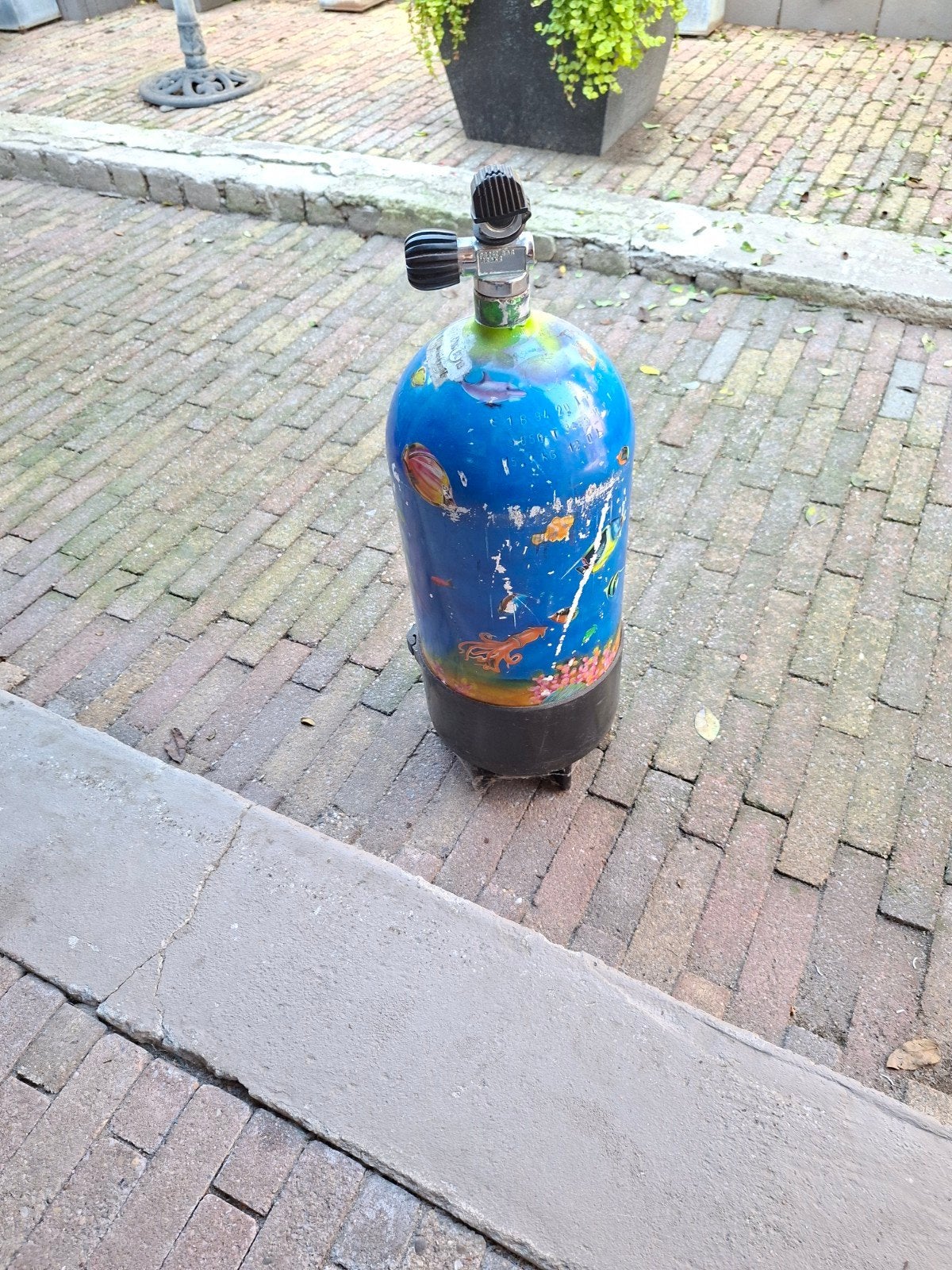 12 liter duikfles, volledig gevuld (alleen ophalen), Ophalen, Gebruikt, Duikfles