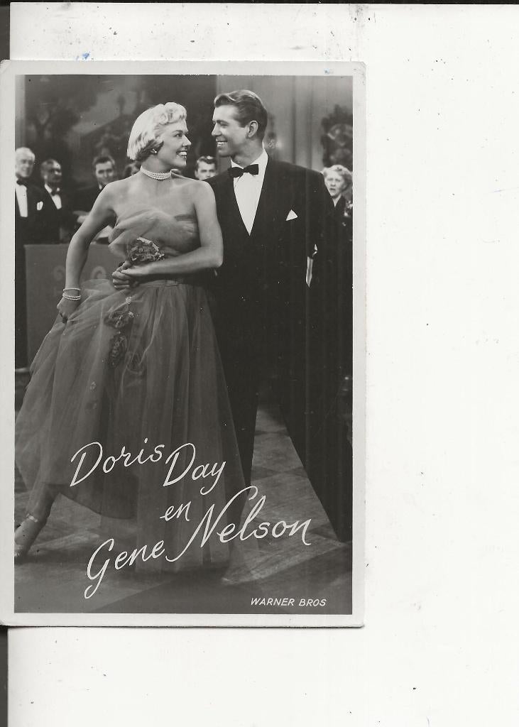 Doris Day en Gene Nelson, Verzamelen, Ophalen of Verzenden, 1960 tot 1980, Ongelopen, Sterren en Beroemdheden
