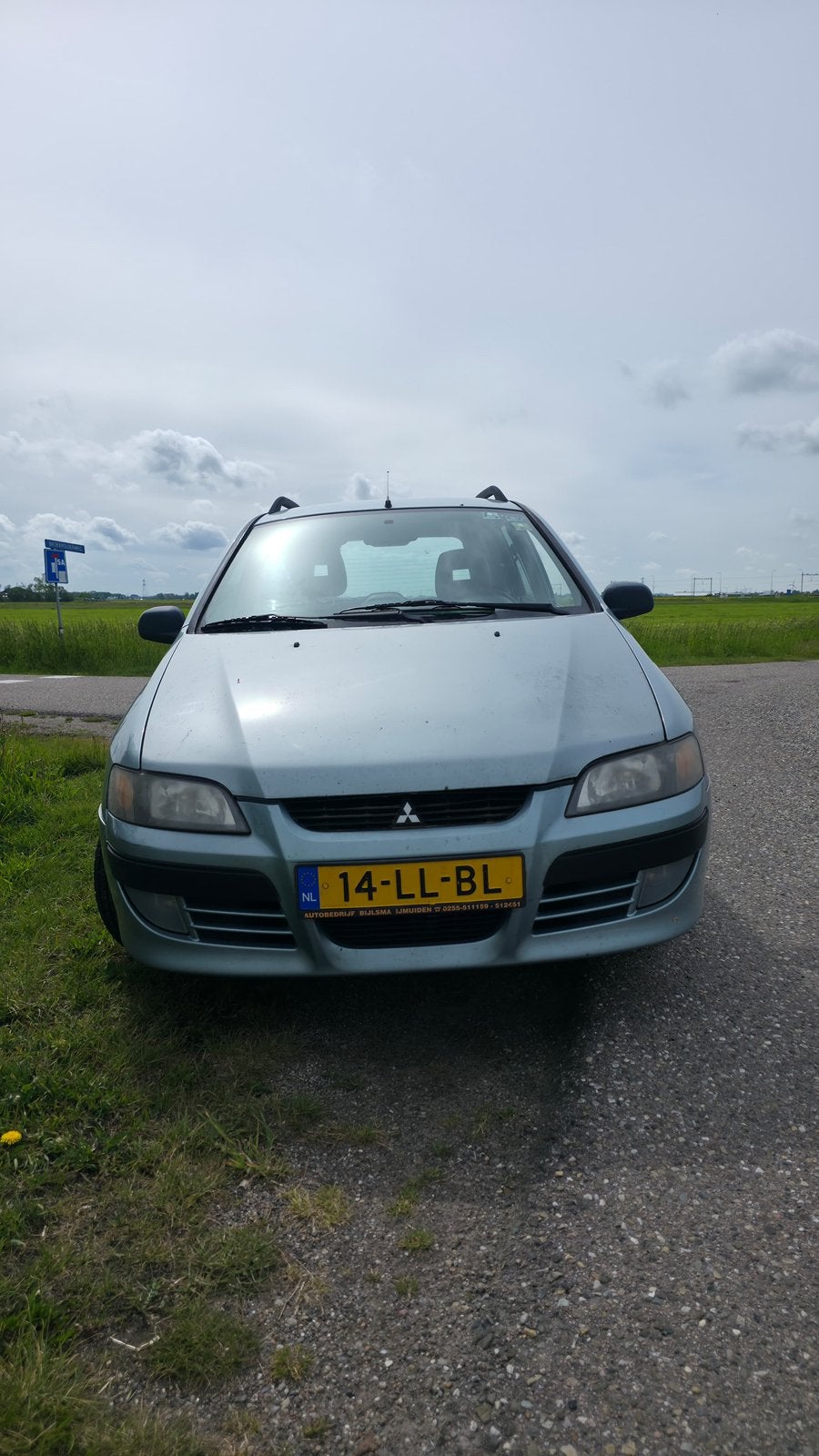 Mitsubishi Space Star 1.6 Family 2003 Grijs, Auto's, Mitsubishi, 4 cilinders, 1200 kg, Handgeschakeld, Particulier