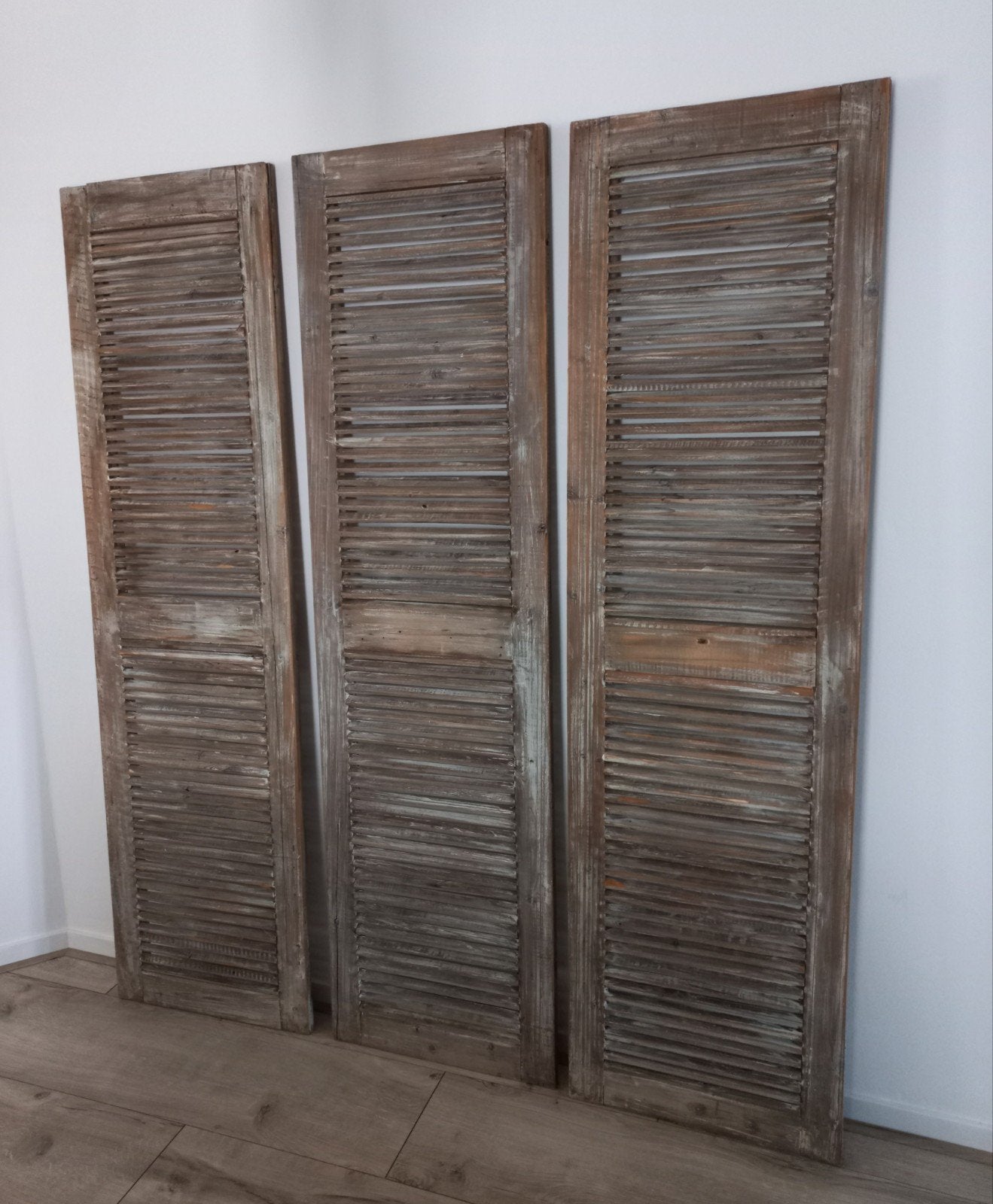 3 louvre deuren H 180 B 49.5, Huis en Inrichting, Ophalen