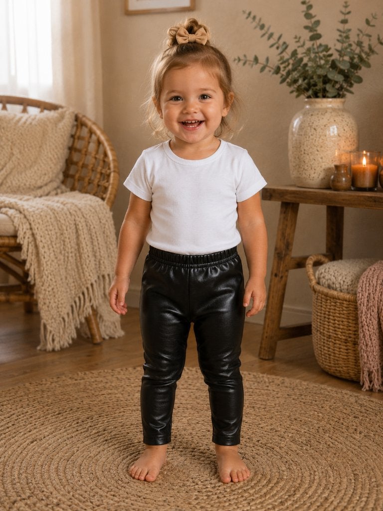 Legging chicaprie zwart nepleer maat 92 NIEUW, Broek, SO, Meisje, Nieuw