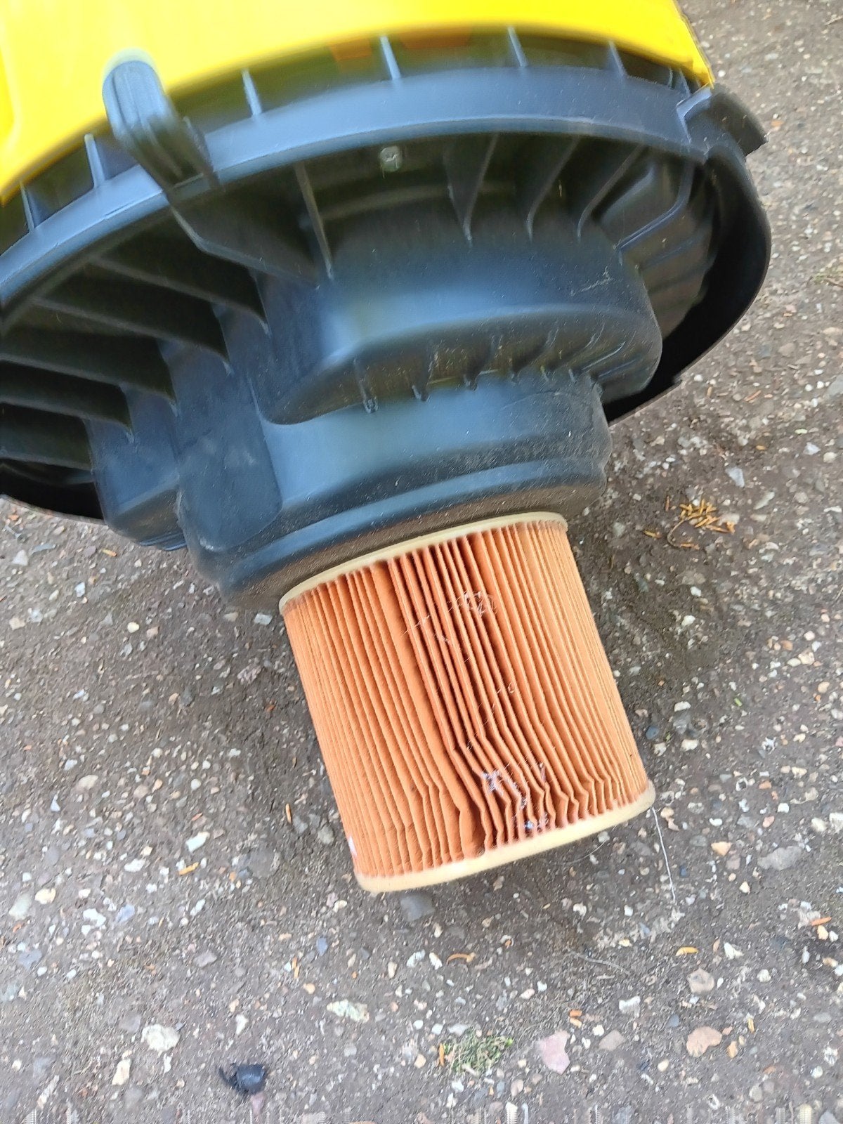 motor stofzuiger kacher, Ophalen