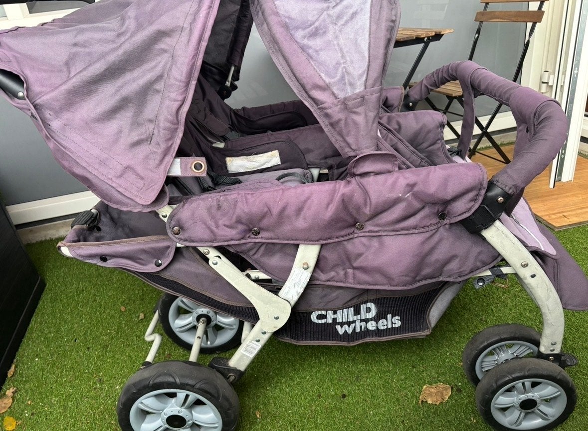 Vierling kinderwagen - Child Wheels, Gebruikt, Duowagen, Ophalen, Kinderwagen