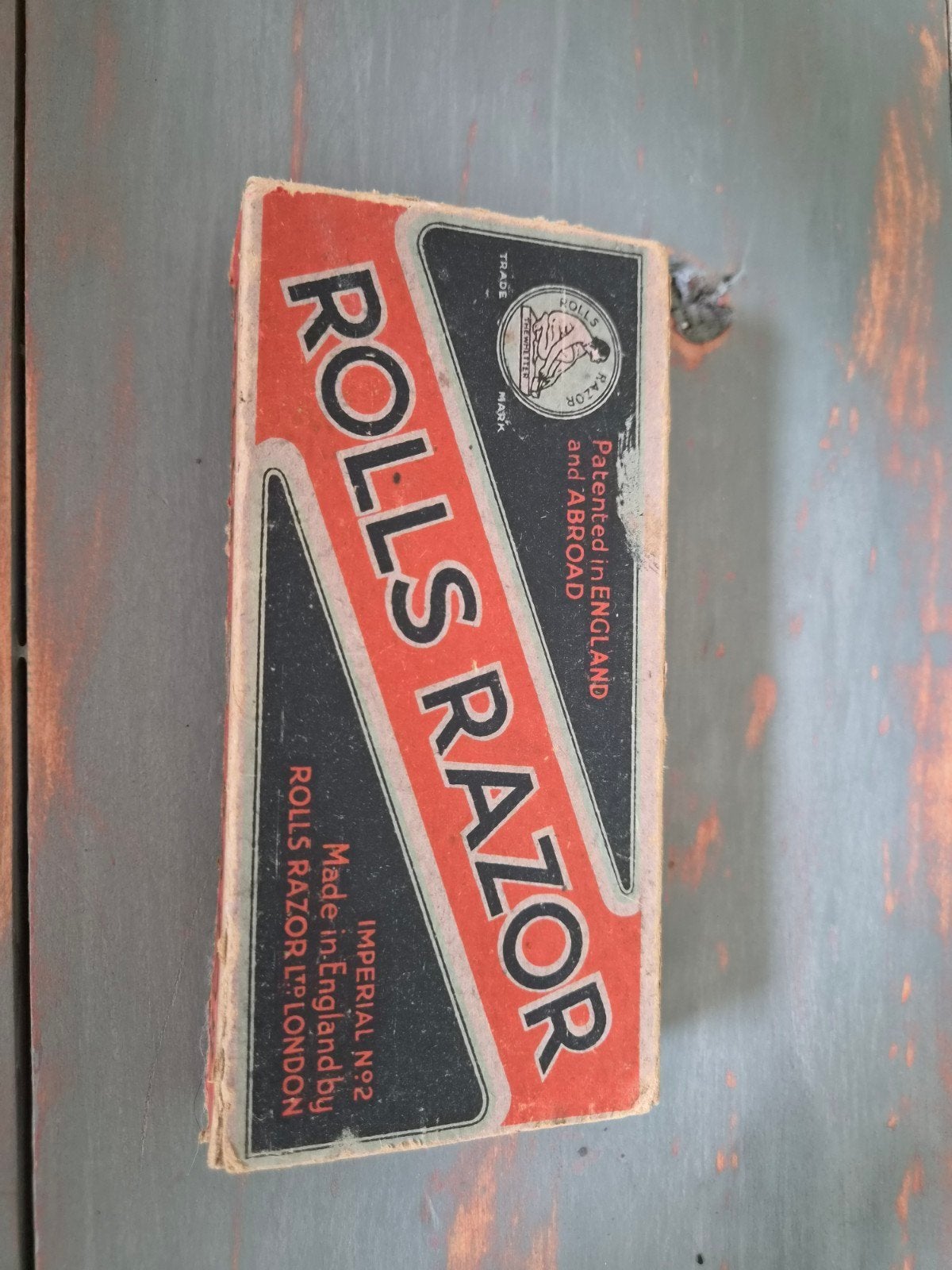 Vintage Rolls Razor Scheerapparaat met Doos, Ophalen