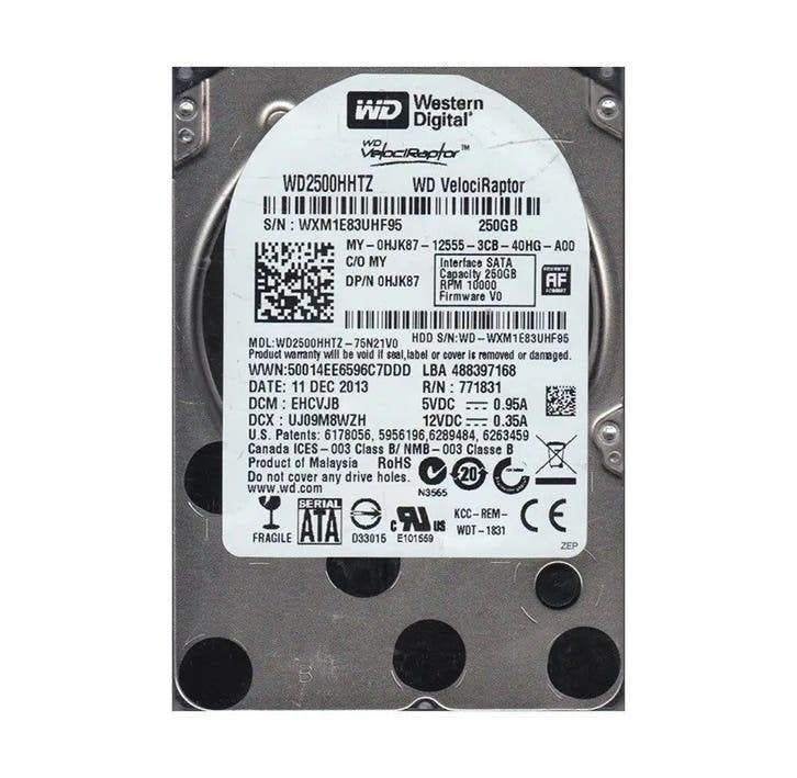 Western Digital VelociRaptor WD2500HHTZ 250GB HDD 2.5" SATA, Intern, Gebruikt, Ophalen of Verzenden, Western digital