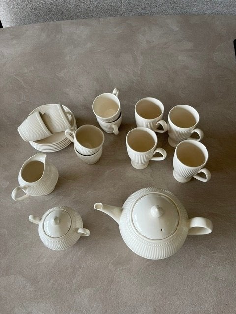 Wedgwood Windsor Servies - Theepot, Suikerpot, Melkkan, Kopj, Ophalen, Klassiek, Overige typen, Zo goed als nieuw