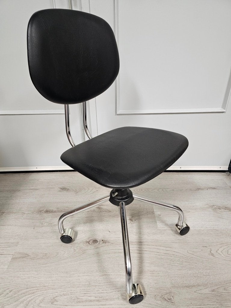 Vintage bureaustoel voor €40,-, Ophalen, Gebruikt, Bruin, Nvt
