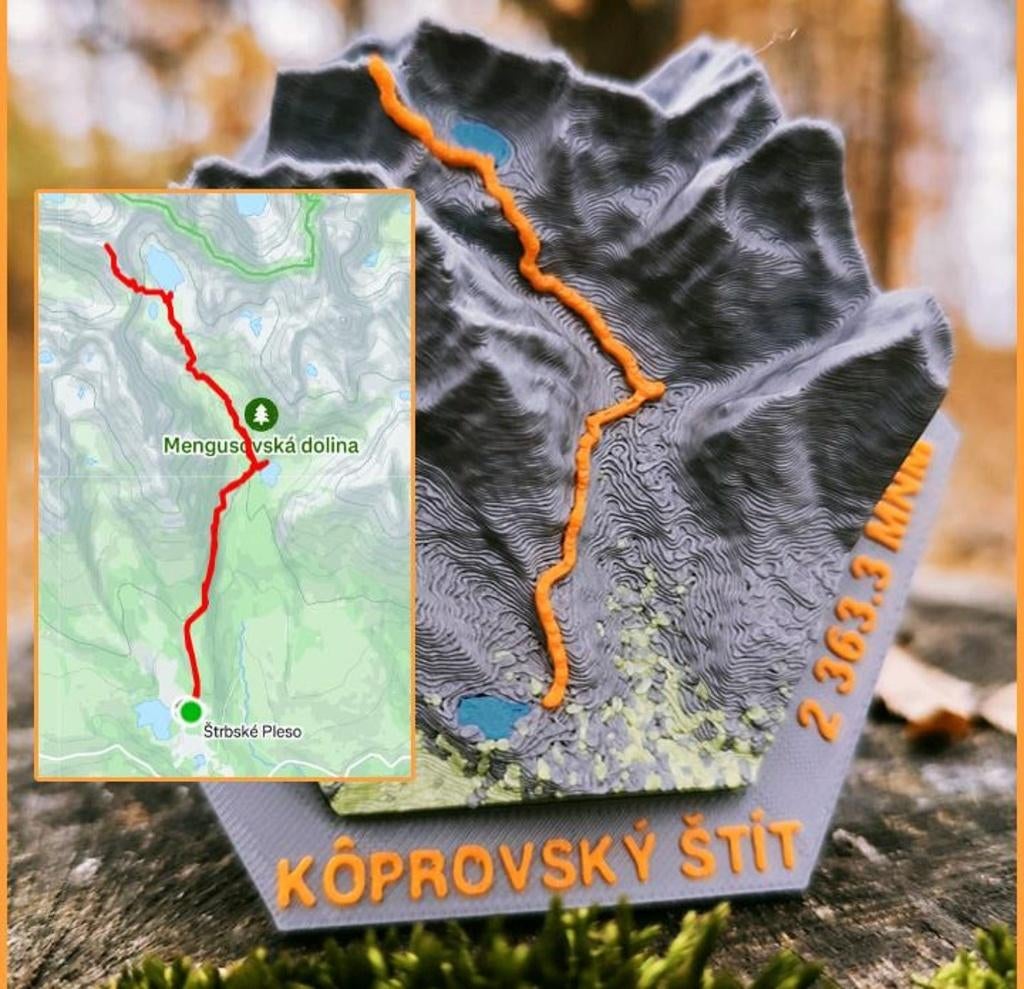 3D Kaart van Je Hike / Trail – Gepersonaliseerd, Nieuw, Ophalen of Verzenden, Diverse, 3 of meer